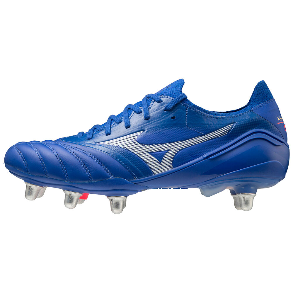 Mizuno Morelia Neo 3 beta Elite SI - Erkek Krampon - Mavi/Beyaz Türkiye (ZJQIEU-248)